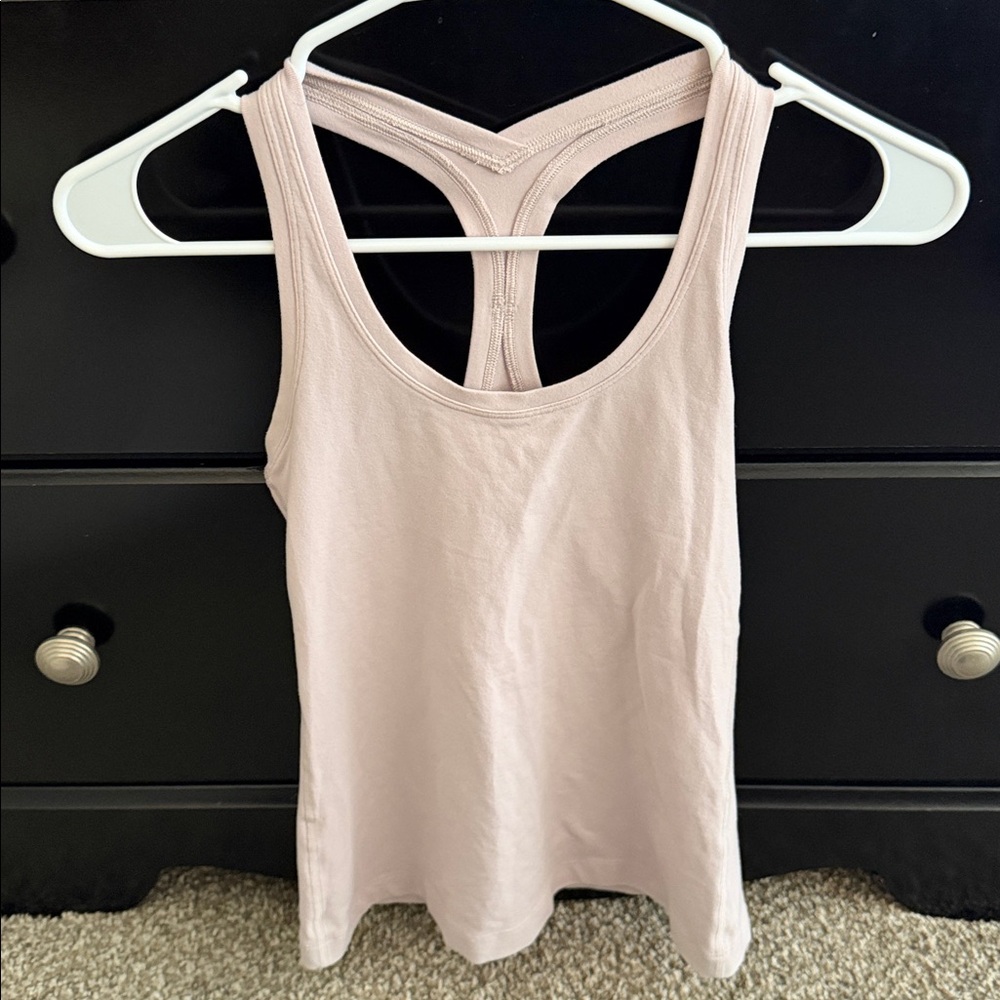 Lululemon Cool Racerback II Tank Nulu - Porcelain Pink - Size 2 - Picture 5 of 6